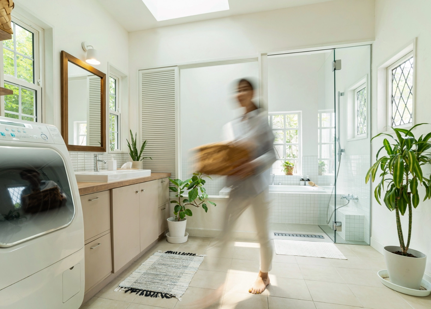 平屋 間取り 家事動線 サンルーム ランドリー