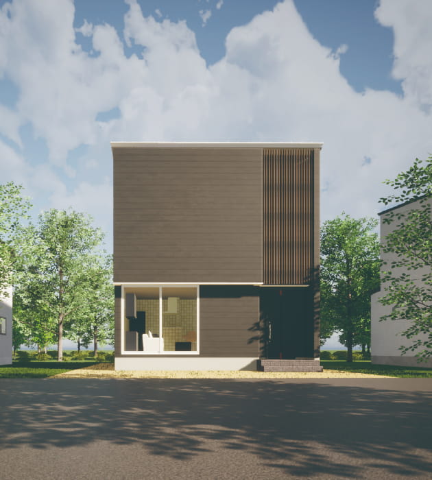 和モダンJ-TRAD住宅の外観写真