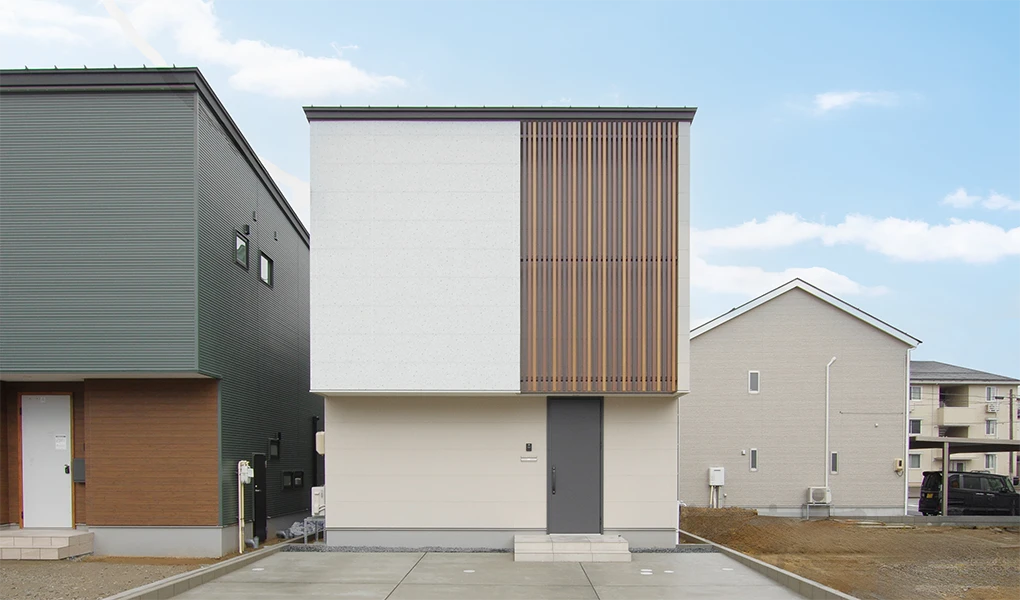 延床27坪3LDKのコートハウス！家族の団らんを楽しむ1階家事完結型プラン（新潟市西区内野町）