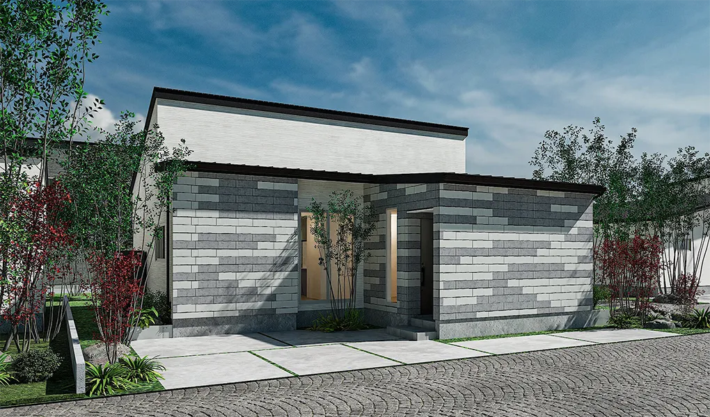 平屋のモデルハウス新登場！田園風景を望む、開放感あふれるロフト付きLDKの家（新潟市南区大通西）