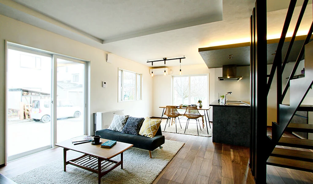 延床27坪3LDK おしゃれな北欧モダンスタイル×1階家事完結型の家（新潟市東区中木戸）