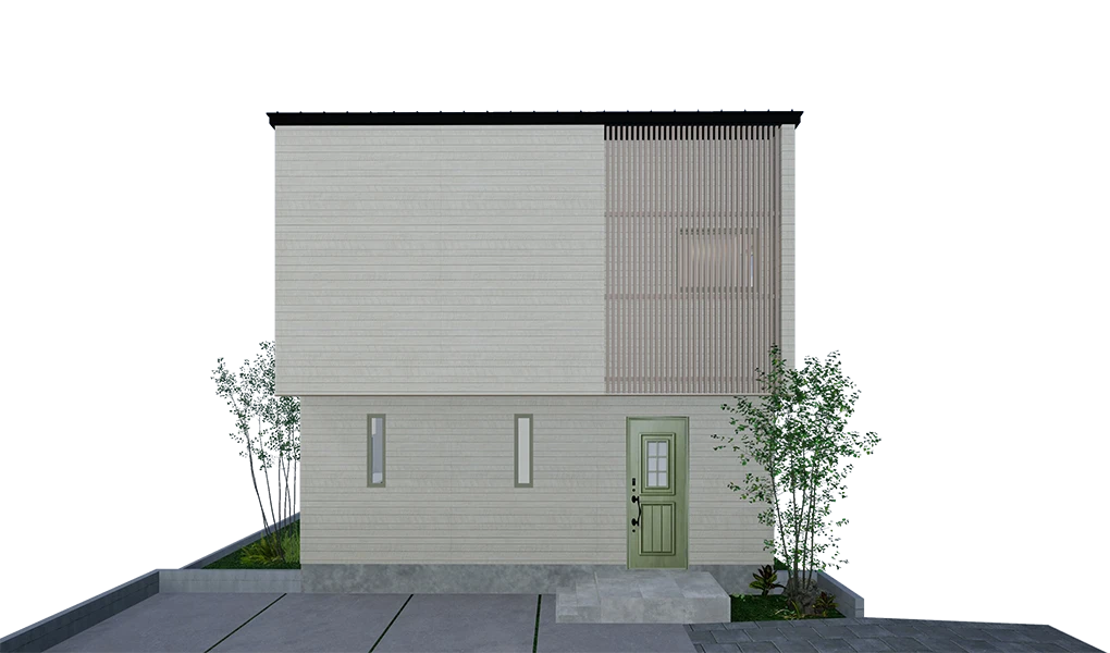 洗濯家事が1階で完結。木の温もりに包まれるアカシアの床と開放的なリビングの住まい（新潟市西区青山）